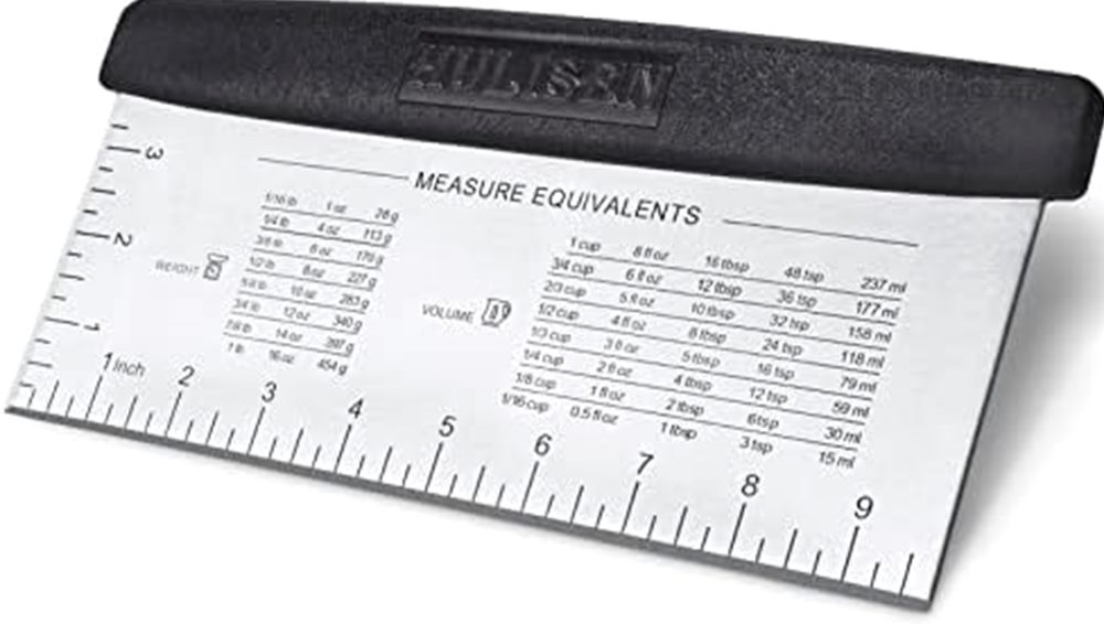 Bench Scraper, 10-inch with Measuring Scale — photo 2 of 6