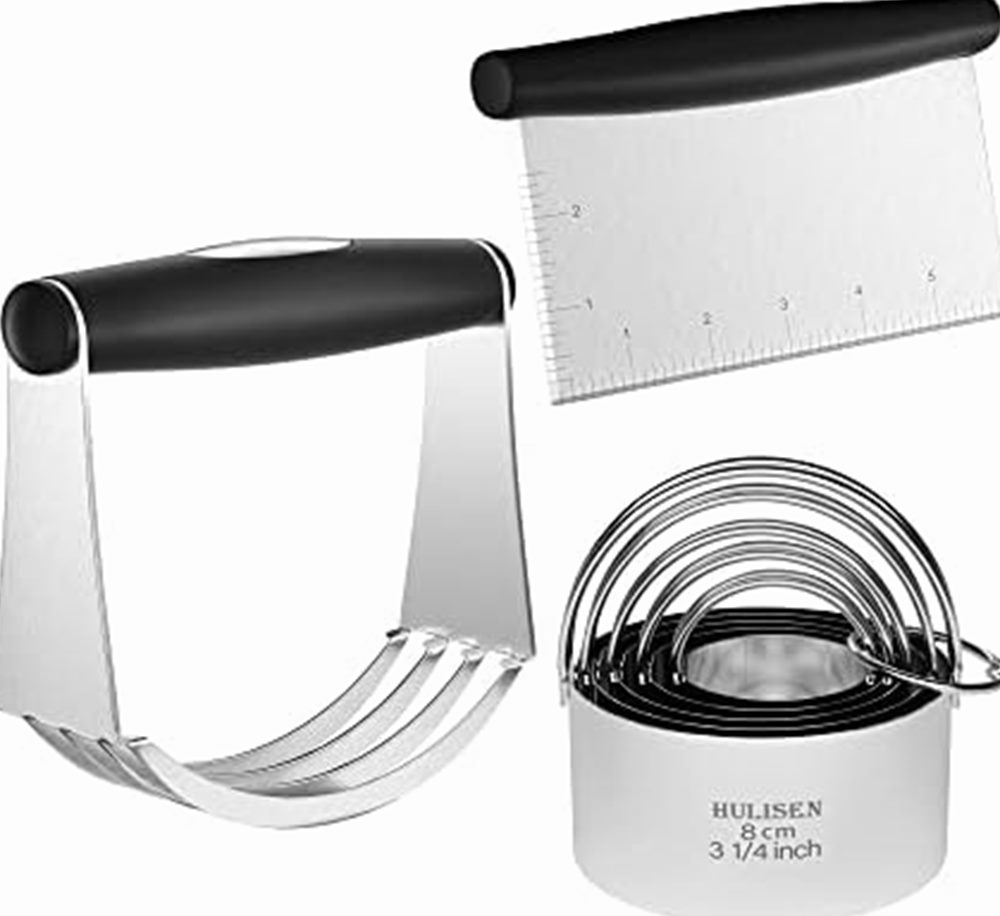 Baking Set: Biscuit Cutters, Pastry Scraper & Dough Blender — photo 2 of 7