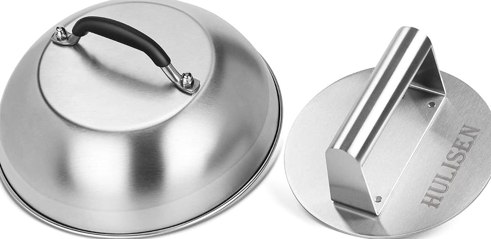 Cheese Melting Dome & Burger Press Set — photo 1 of 6