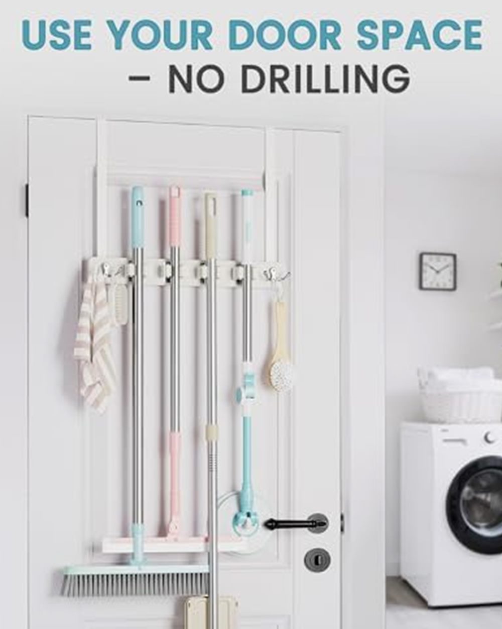 Over-the-Door Broom & Mop Holder — photo 4 of 7